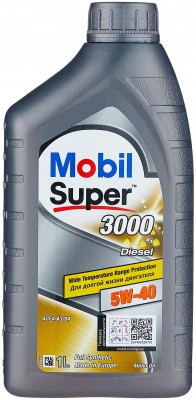 Mobil синт.мот.масло SUPER 3000 X1 DIESEL 5W-40 (1л)
