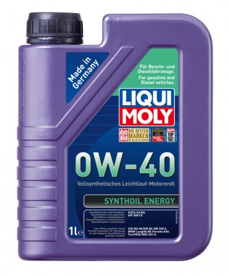 LiquiMoly Синт.мот.масло  Synthoil Energy 0W-40 SM/CF;A3/B4(1л)