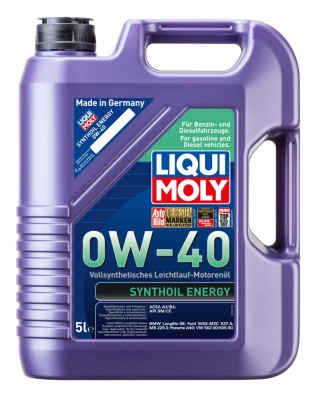 LiquiMoly Синт.мот.масло  Synthoil Energy 0W-40 SM/CF;A3/B4(5л)