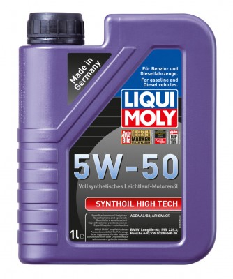 LiquiMoly Синт. мот.масло Synthoil High Tech 5W-50 CF/SM A3/B4 (1л)