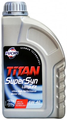 FUCHS Синт.мот.масло TITAN SUPERSYN LONGLIFE 5W40 (1л)