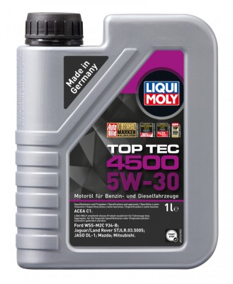 LiquiMoly НС-синт.мот.масло Top Tec 4500 5W-30 C1-08(1л)