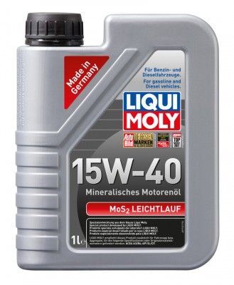 LiquiMoly П/с. мот.масло MoS2 Leichtlauf 15W-40 (1л)