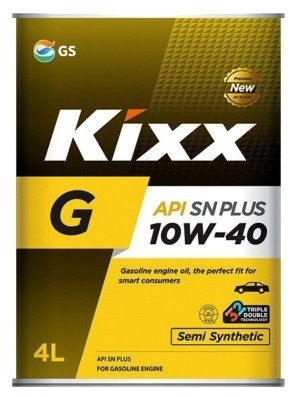 KIXX G1 Полусинтетическое мот. масло 10W-40 SN PLUS (4л)