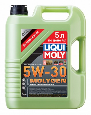 LiquiMoly НС-синт. мот.масло Molygen New Generation 5W-30 (5л)