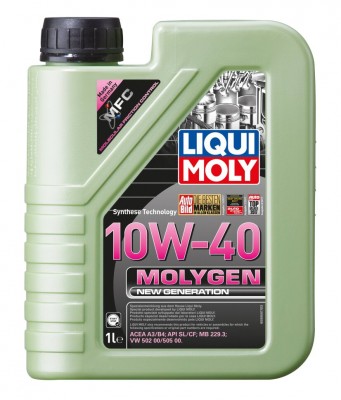 LiquiMoly НС-синт.мот.масло Molygen New Generation 10W-40 SL/CF;A3/B4 (1л)