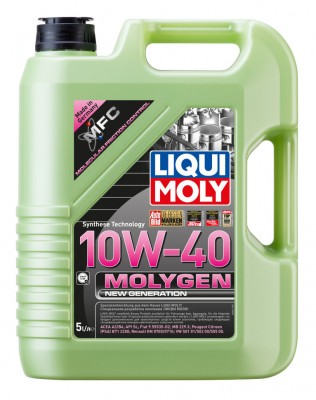 LiquiMoly НС-синт.мот.масло Molygen New Generation 10W-40 SL/CF;A3/B4 (5л)